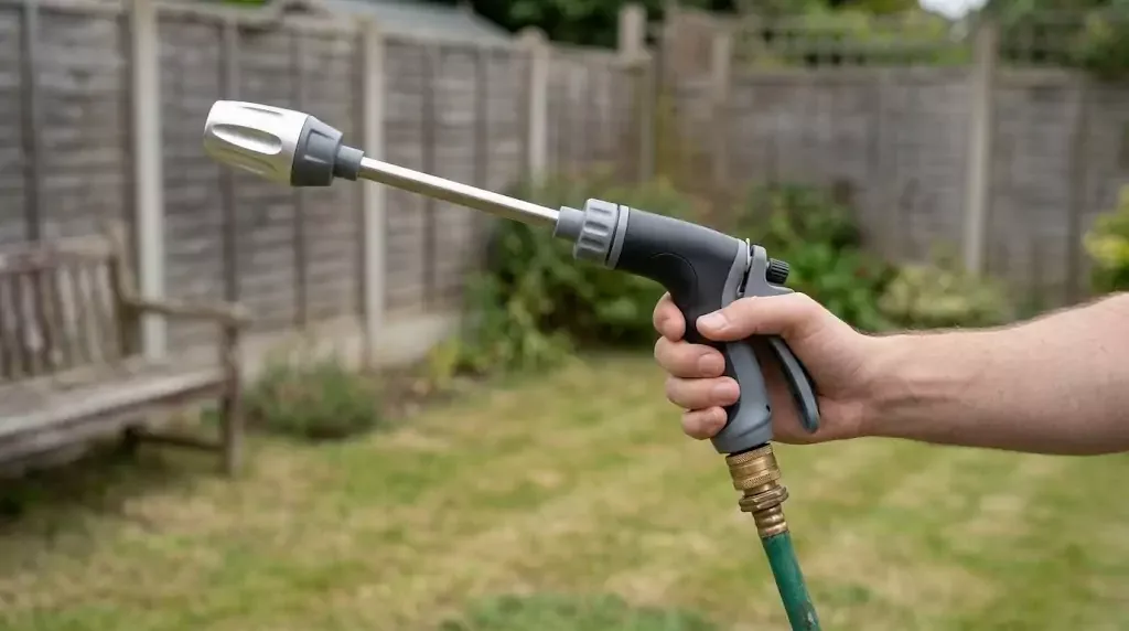 Jetterix solid-brass high-pressure hose nozzle